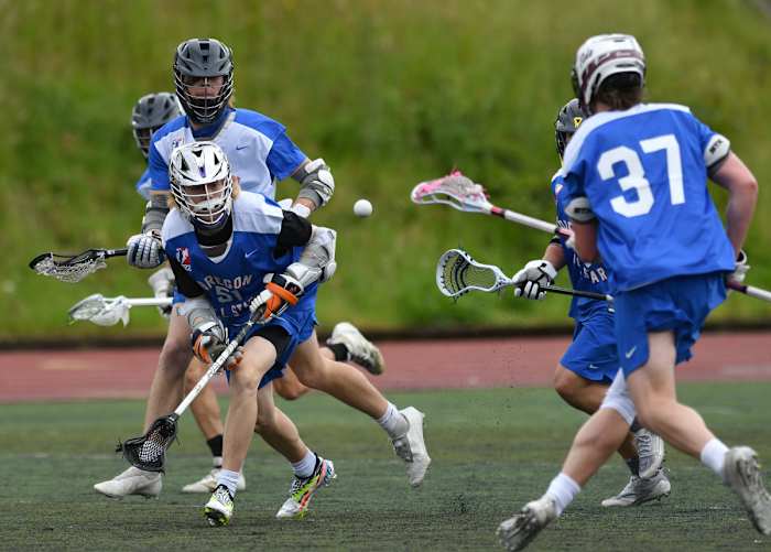 Oregon high school boys lacrosse 2022 all star game Taylor Balkom 12